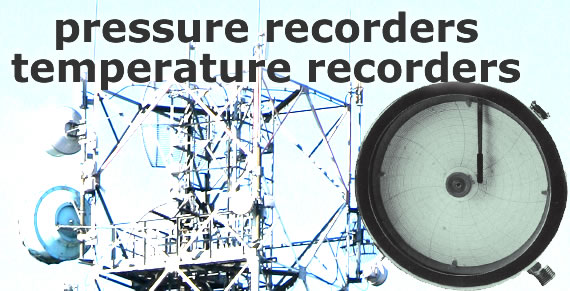 pressure recorders - temperature recorders