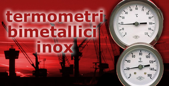 termometri bimetallici inox